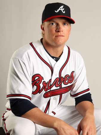 Atlanta Braves Photo Day, LAKE BUENA VISTA, FL - FEBRUARY 21: Nate McLouth Photographic Poster Print by Mike Ehrmann, 18x24