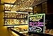 FlashingBoards LED Fluorescent Illuminated Writing Menu Sign - Neon Eraser Board