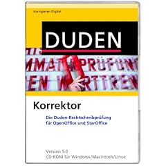 DUDEN Korrektor 5.0 f�r Open Office und StarOffice