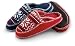 2 - Pk. Women's Norwegian - style Slippers 1 Red pair 1 Blue pair