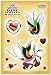 Adam Potts - Love Crazy Swallow Birds - Pack of 5 Stickers / Decals