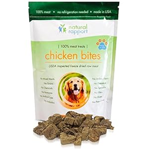 The BEST Dog Treats ✮ All Natural Freeze Dried Chicken ✮ Gluten-Free, No Grain, No Wheat Dog Snacks ✮ Perfect Dog Training Treats ✮ Great For Traveling ✮ No Refrigeration Needed ✮ Made in USA