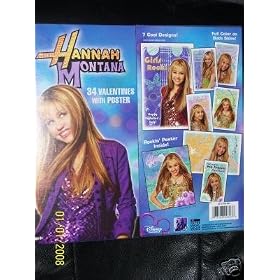 Click here to buy Disney Hannah Montana Valentines with Poster by Paper Magic