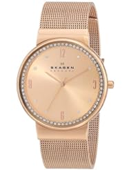 Skagen Womens SKW2130 Klassik Analog Display Analog Quartz Rose Gold Watch