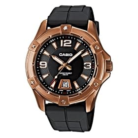 CASIO Collection MTD-1062-1AVEF - Reloj de caballero de cuarzo, correa de resina color negro