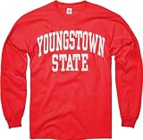 Youngstown State Penguins Red Arch Long Sleeve T-Shirt