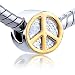 Pandora Style Charm Peace Logo European Beads Chamilia Biagi Compatible