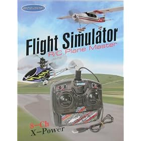 SKYARTEC R C Plane Master X-Power Helicopter, Airplane and Glider Flight Simulator 8 Ch from Toy RC Airplanes