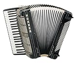 Hohner Morino IV 120 Bass Deluxe Piano Accordion, Black