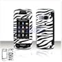 Black with White Stripes ZEBRA Case Cover for Brand LG Voyager VX10000 Protective Cell Phone Hard SNAP-ON