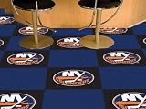Fan Mats 10697 NHL - New York Islanders 18" x 18" Team Carpet Tiles (10 Logo, 10 Solid per Box - appx 45 sq ft)