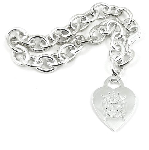 NBA Sacramento Kings Heart Tag Bracelet