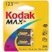 Kodak MAX K123LA-2 Lithium Photo Battery, 2 Pack