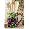 Grapes Wine Kitchen Utensil Tool Set Decor Pitcher 7 Piece