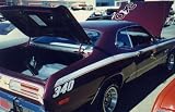 1971-72 Duster Side, Tail Panel & 3 Names Stripe Kit (w/o #s) - MATTE BLACK