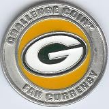 NFL Green Bay Packers Poker Guard with black velvet pouch
