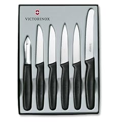 Victorinox 5.1113.6 Gem�semesser-Set 6-teilig, schwarz