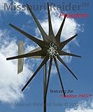 1600 Watt Missouri Raider Wind Turbine (black, 12 Volts)