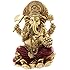 Gold and Red Ganesh Statue 16cm