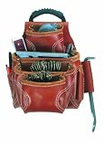 Custom Leathercraft 21684 Nail Bag 9-Pocket