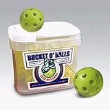 Bucket of JUGS BULLDOG White Baseballs - 18 Balls