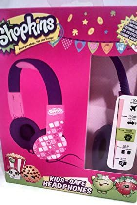Shopkins Kids-Safe Headphones, Candy & Dispenser and Bag