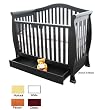 Venetia 4-in-1 Crib In Pecan Finish By AFG Baby Furniture