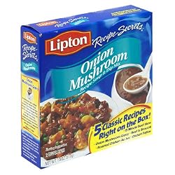 Lipton Recipe Secrets, Onion Mushroom Recipe, 2-Count 1.8-Ounce Boxes (Pack of 12)