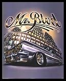 Mr. Blvd (Lowrider on Street) Framed Art Poster Print - 16