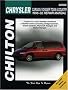 Chilton's Chrysler Caravan, Voyager and Town & Country: 1996 Through 2002