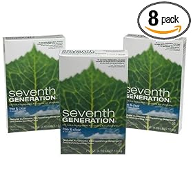 Seventh Generation Automatic Dishwasher Powder, Free & Clear, 75-Ounces Boxes, Case Pack, (Pack of 8) Seventh Generation Automatic Dishwasher Powder, Free & Clear, 75-Ounces Boxes, Case Pack, (Pack of 8)