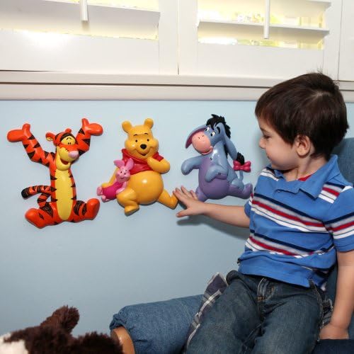 Wallables Disney 3D Wall Décor - Eeyore from Winnie the Pooh, 3 Dimensional Soft Foam Toy Wall Décor, Now with Bonus repositional decals!