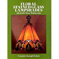 Floral Stained Glass Lampshades: 46 Full Size Patterns
