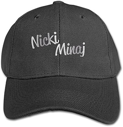 Big Boys' Nicki Minaj Platinum Logo Baseball Snapback Cap Black