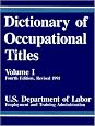 Dictionary of Occupational Titles, Vol. 1