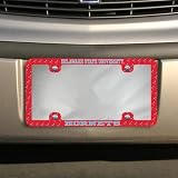 NCAA Delaware State Hornets Thin Rim Mini-Logo License Plate Frame