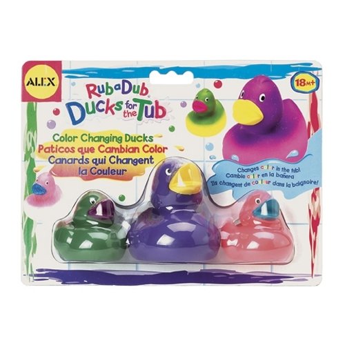Childrens Toyshop  Toys : Cuckoo Alex Rub a Dub Colour Changing Ducks for the bath