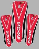 Louisville Cardinals NCAA Golf Oversized Club/Driver Head Cover (Set of 3) NCAA College Athletics