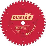 Freud D1244X Diablo 12-Inch 44 Tooth ATB General Purpose Miter Saw Blade with 1-Inch Arbor