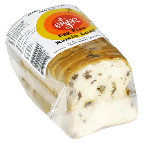 Ener-G Foods Egg-Free Raisin Loaf, 16-Ounce Units (Pack of 6)