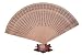 Carved sandlewood fan - hand fan