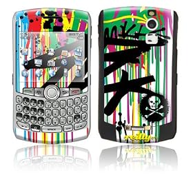 Colour Rain Design Protective Skin Decal Sticker for Blackberry Curve 8350i Cell Phones