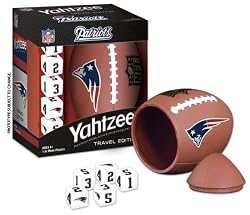 Usaopoly New England Patriots Yahtzee Nfl Travel Edition