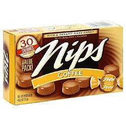 Nips Coffee Candy, 4-Ounce Boxes (Pack of 12)