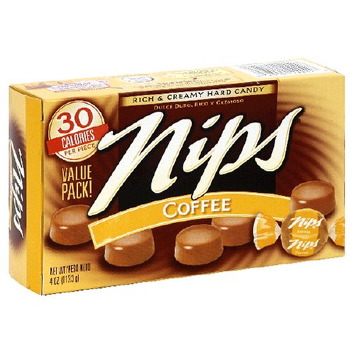 Nips Coffee Candy, 4-Ounce Boxes (Pack of 12)