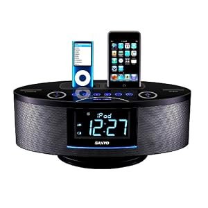 Sanyo DMP-692 Dual Dock Music System for iPod and iPhone