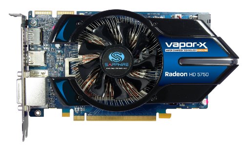 Sapphire Radeon HD 5750 Vapor-X 1 GB DDR5 PCI-Express Graphics Card 100284VXL