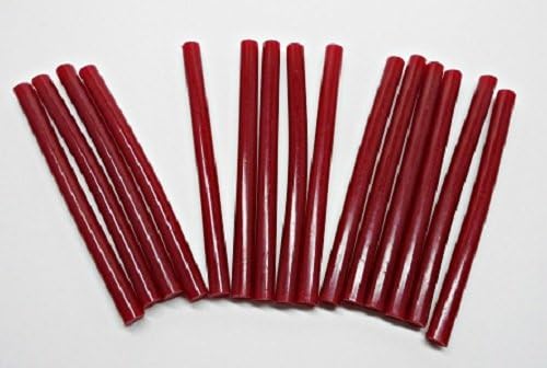 Glue Gun Sticks Adhesives Halloween Blood Red Colored Mini Hot Melt Glue Sticks 4" Length 5/16 (.25") Art Glues Pastes Craft Supplies 1 Lot 80 Pcs