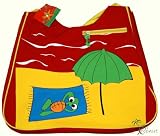 CARTOON LARGE BEACH UNDER ARM SHOULDER GRAB HANDBAG