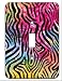 Rainbow Zebra Room Decor (Single toggle switchplate cover)